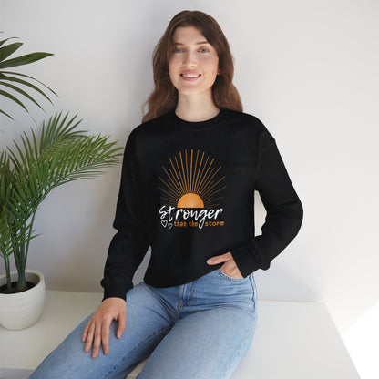 Stronger Than the Storm (Adult Unisex Crewneck Sweatshirt)