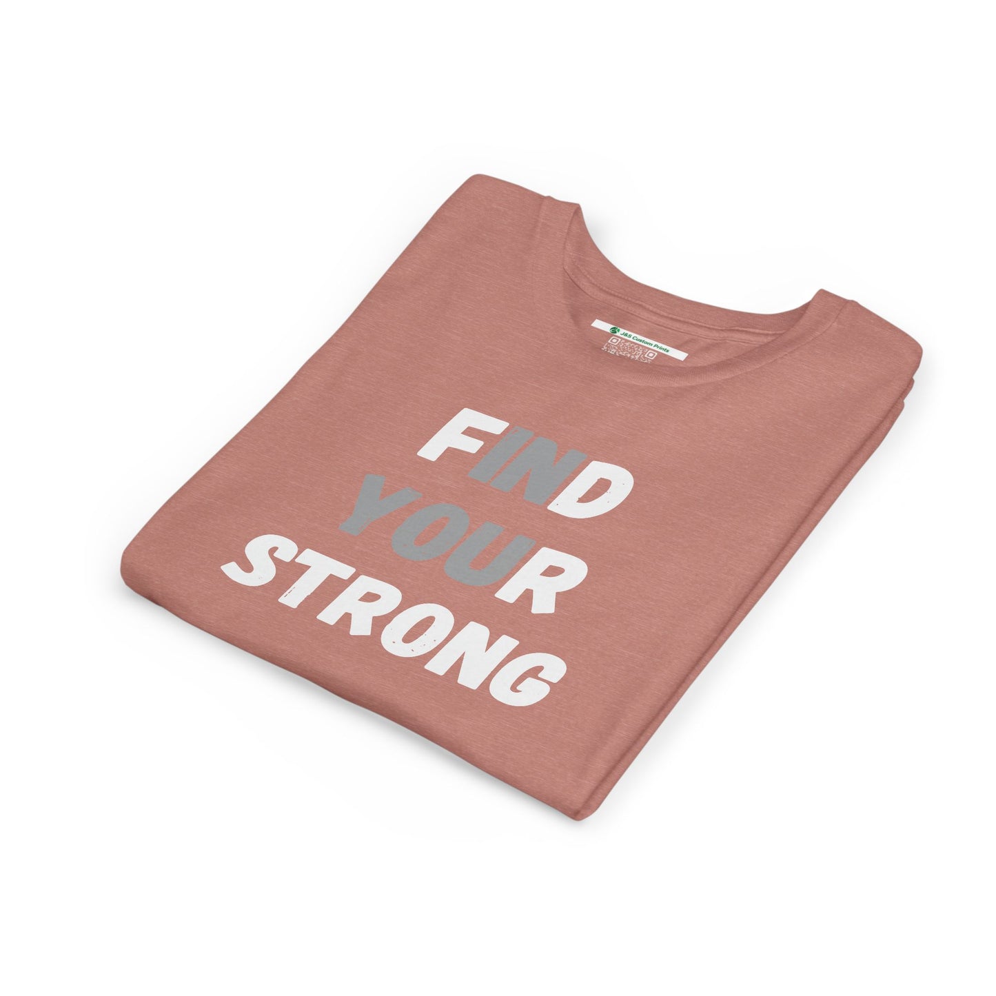 Find Your Strong -- Simple Design (Youth Unisex Tee)