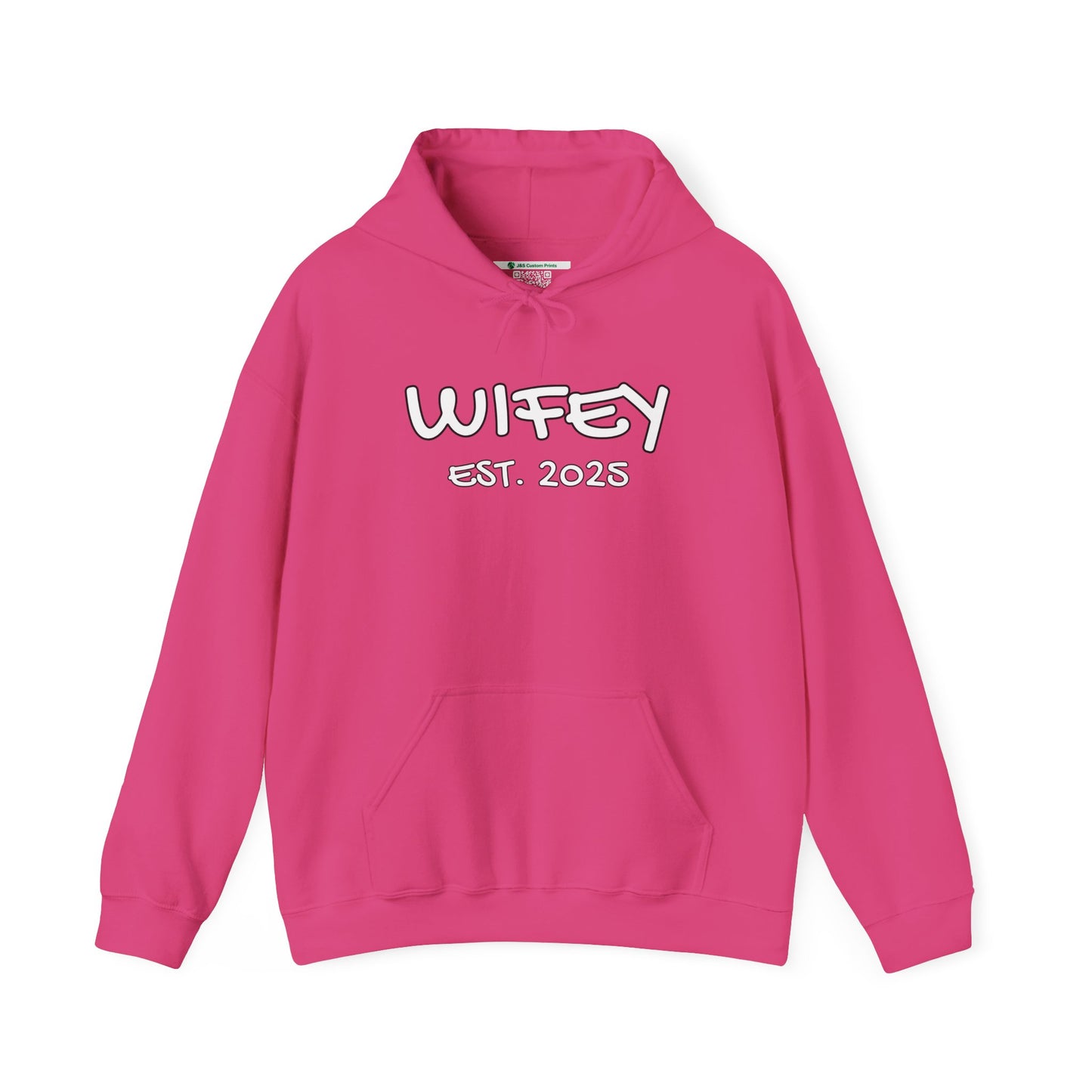 Matching Marriage Set -- "Wifey" (Adult Unisex Hooded Sweatshirt)