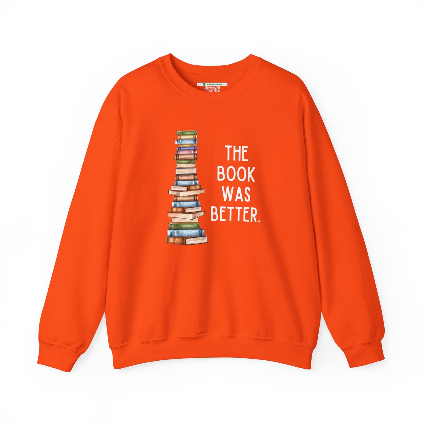 The Book Was Better [2] (Adult Unisex Crewneck Sweatshirt)