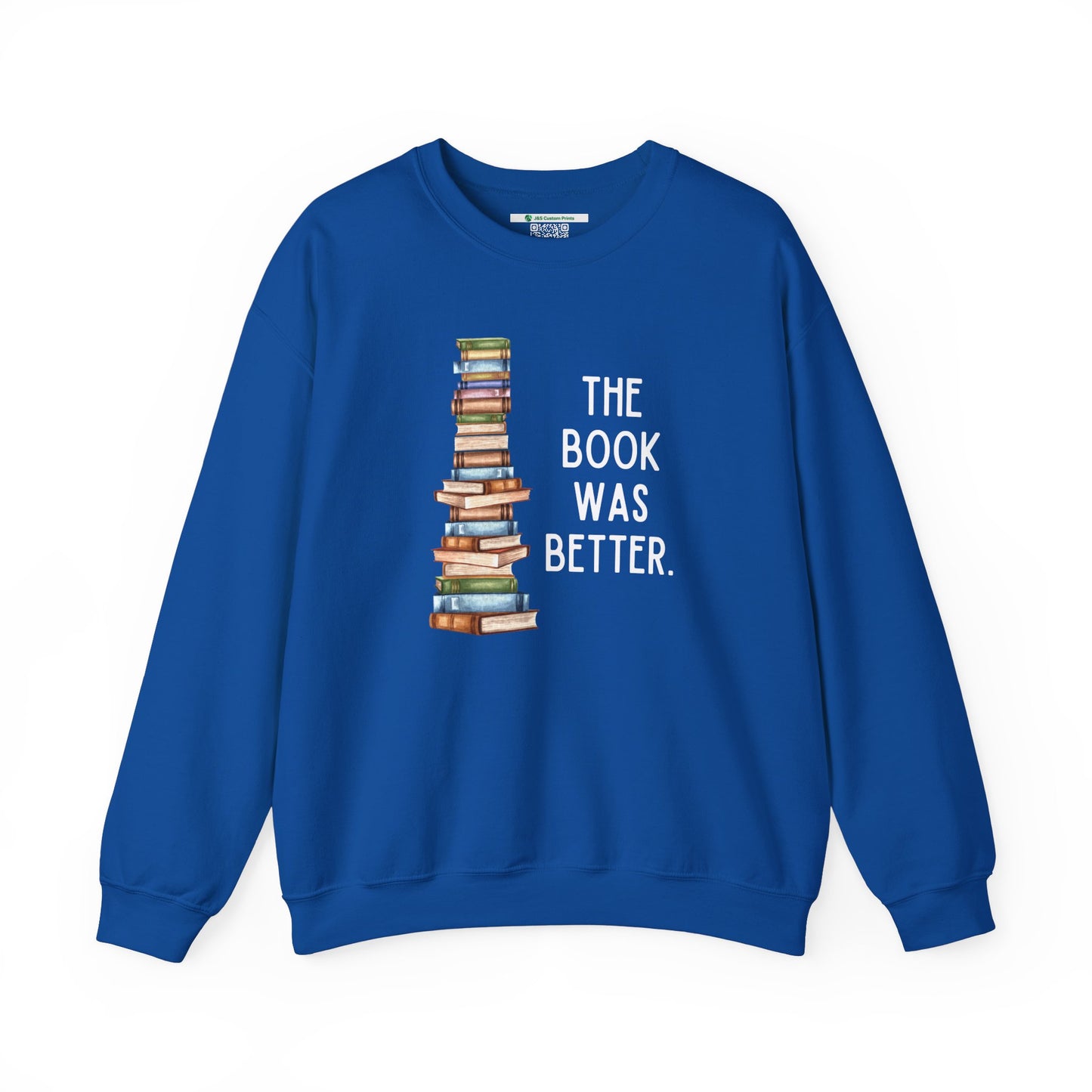 The Book Was Better [2] (Adult Unisex Crewneck Sweatshirt)