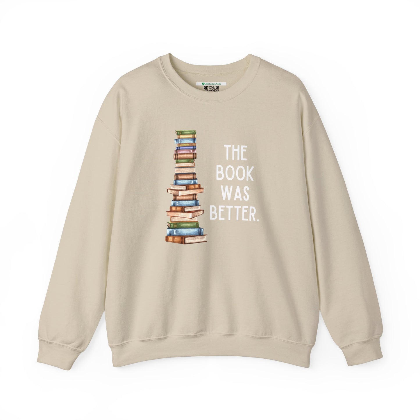 The Book Was Better [2] (Adult Unisex Crewneck Sweatshirt)