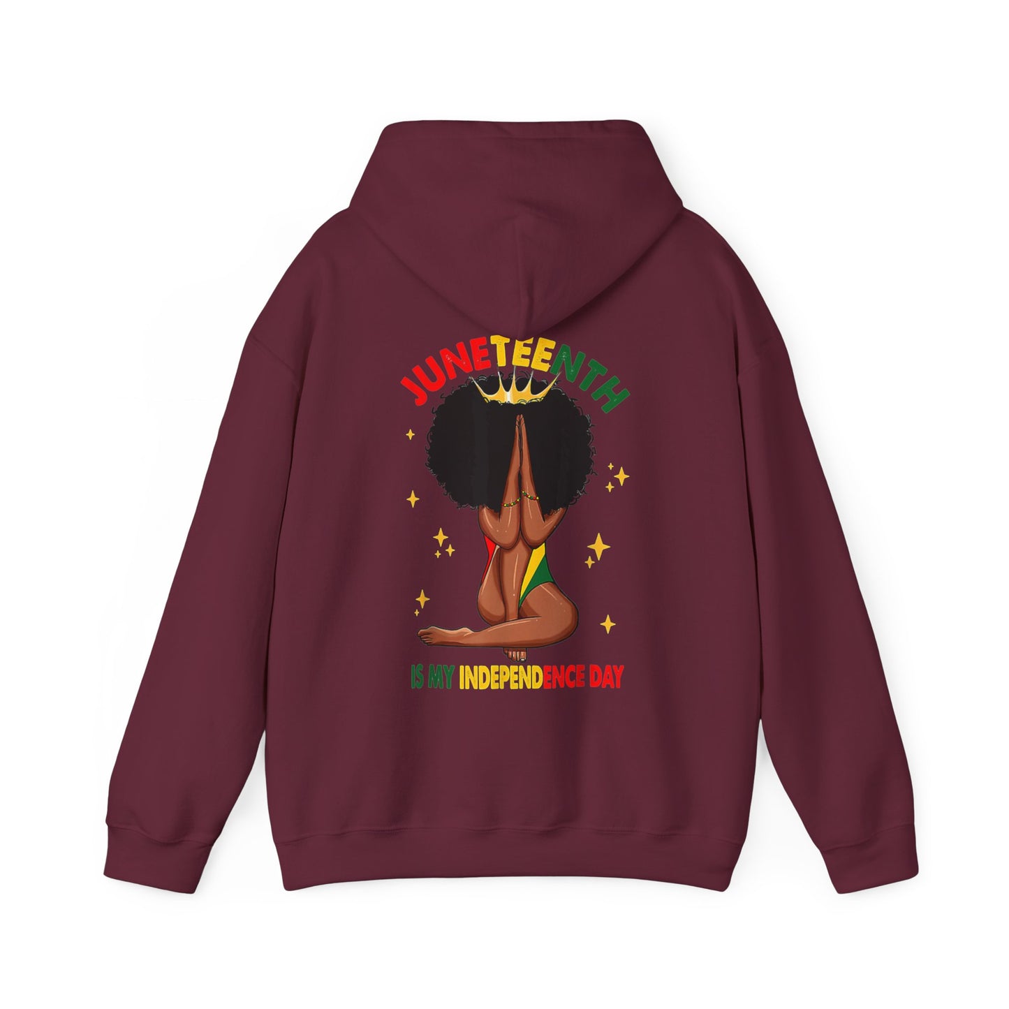 Juneteenth -- My Independence Day (Adult Unisex Hooded Sweatshirt)