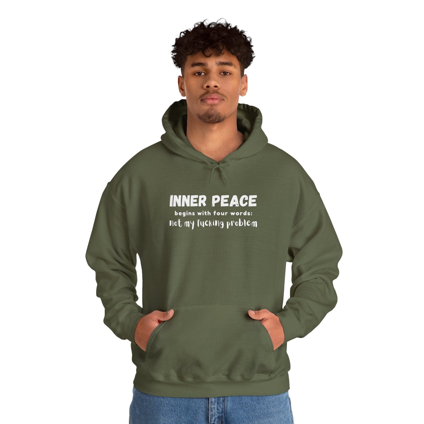 Inner Peace (Adult Unisex Hooded Sweatshirt)