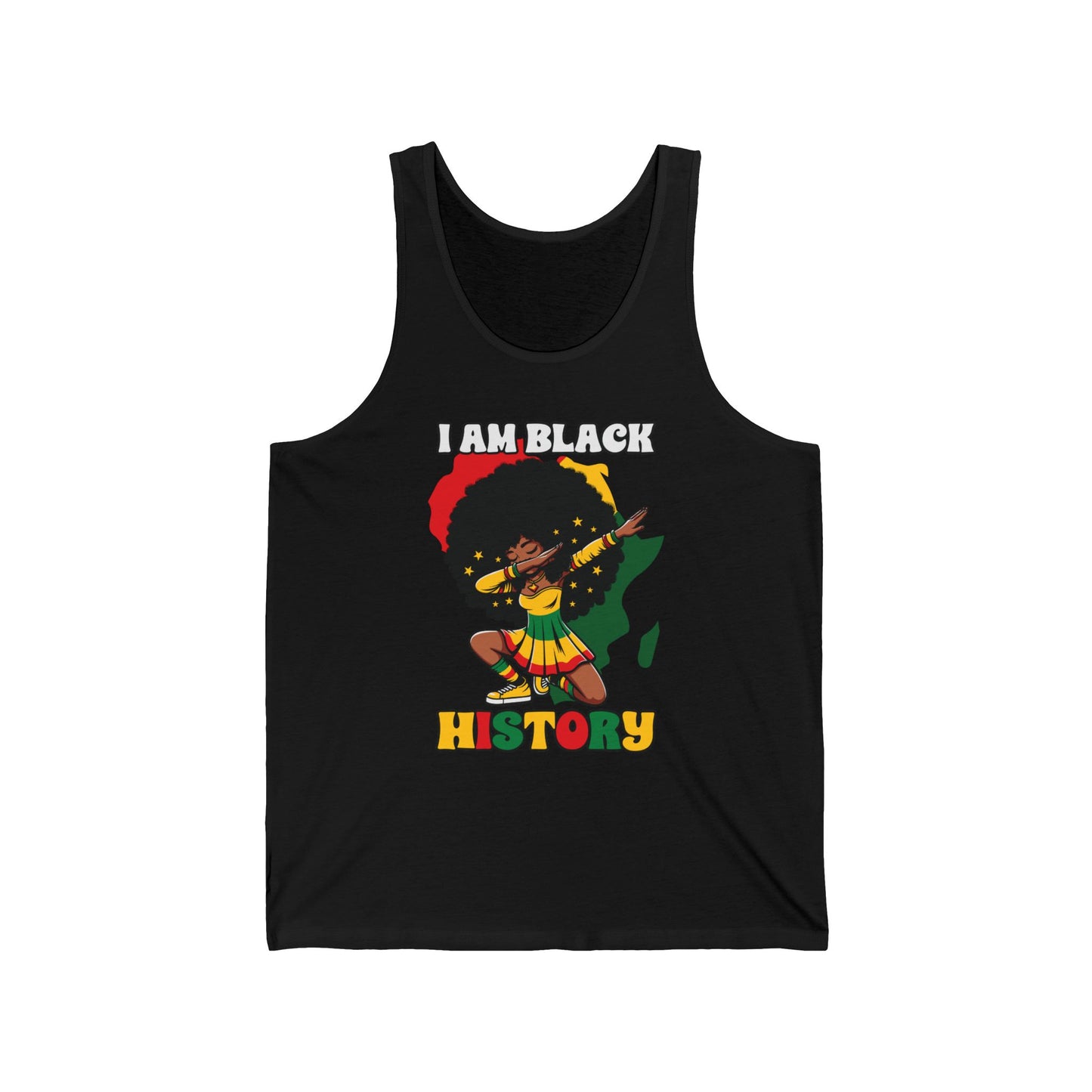 I Am Black History (Adult Unisex Tank Top) - J&S Custom Prints