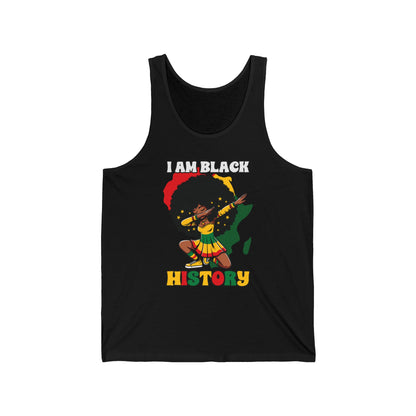 I Am Black History (Adult Unisex Tank Top) - J&S Custom Prints