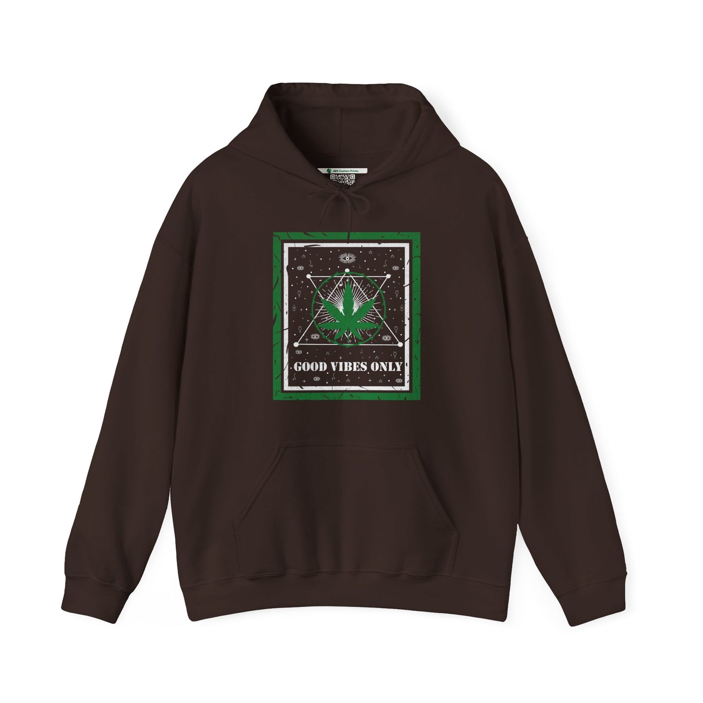 Cannabis -- Good Vibes Only (Adult Unisex Hooded Sweatshirt)