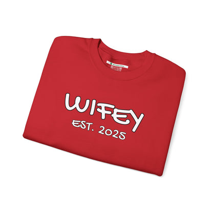 Matching Marriage Set -- "Wifey" (Adult Unisex Crewneck Sweatshirt)