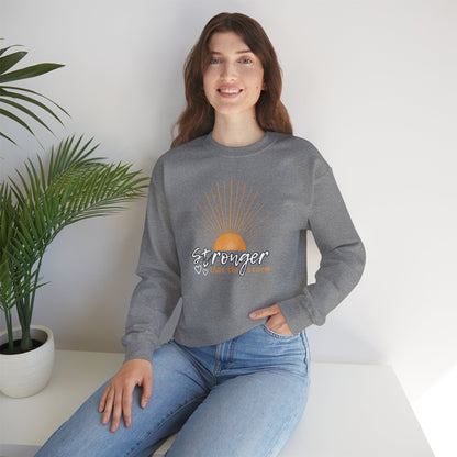 Stronger Than the Storm (Adult Unisex Crewneck Sweatshirt)