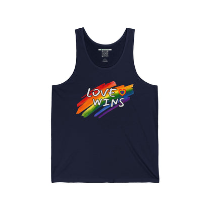 LGBTQ+ "Love Wins" (Adult Unisex Tank Top)