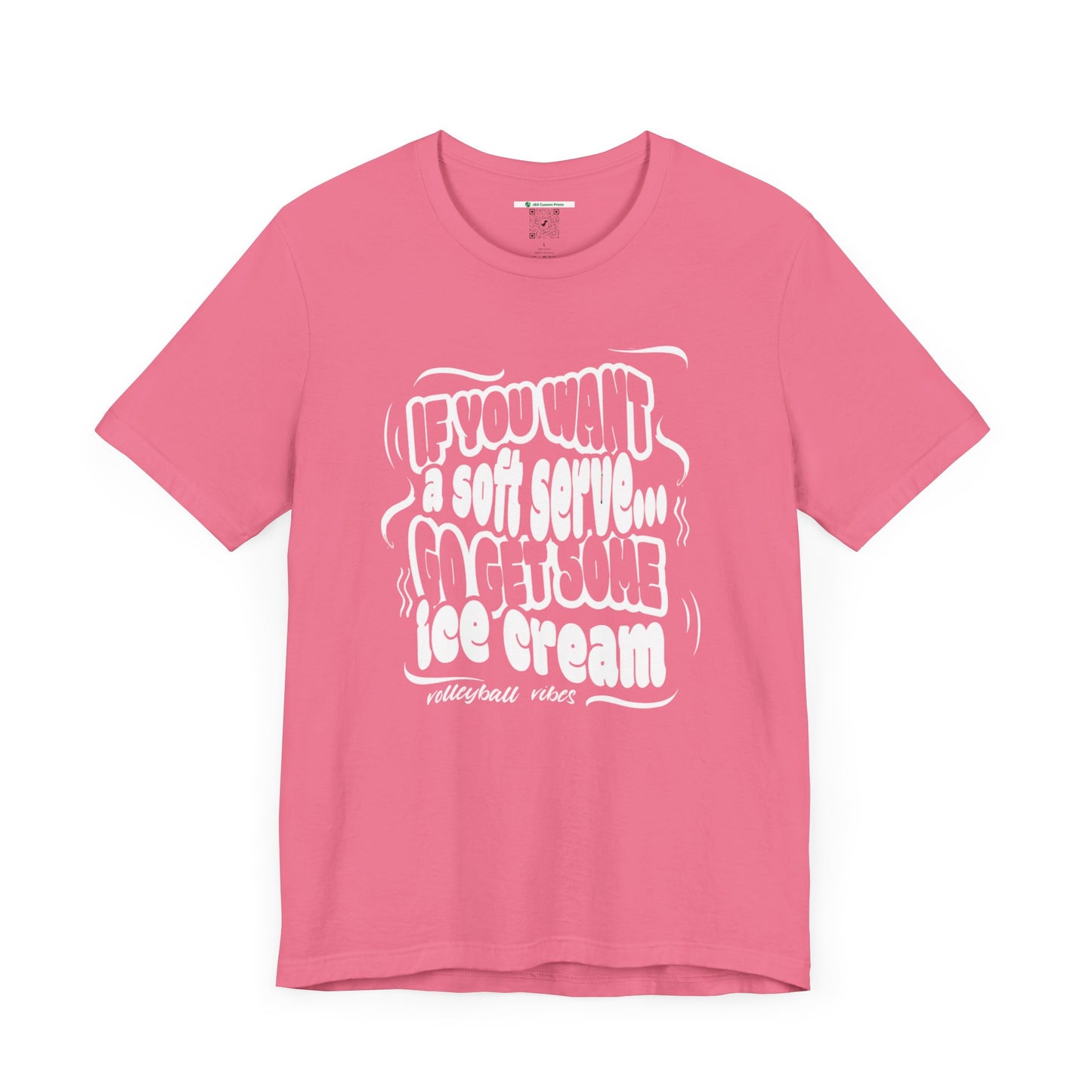 Volleyball Soft Serve (Adult Unisex Tee)