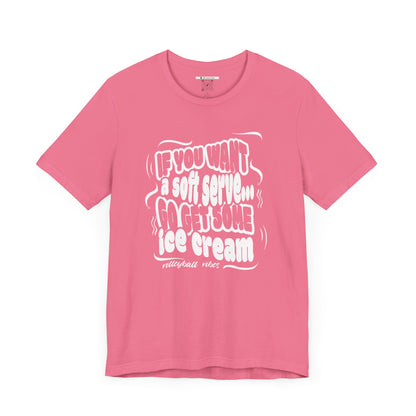 Volleyball Soft Serve (Adult Unisex Tee)