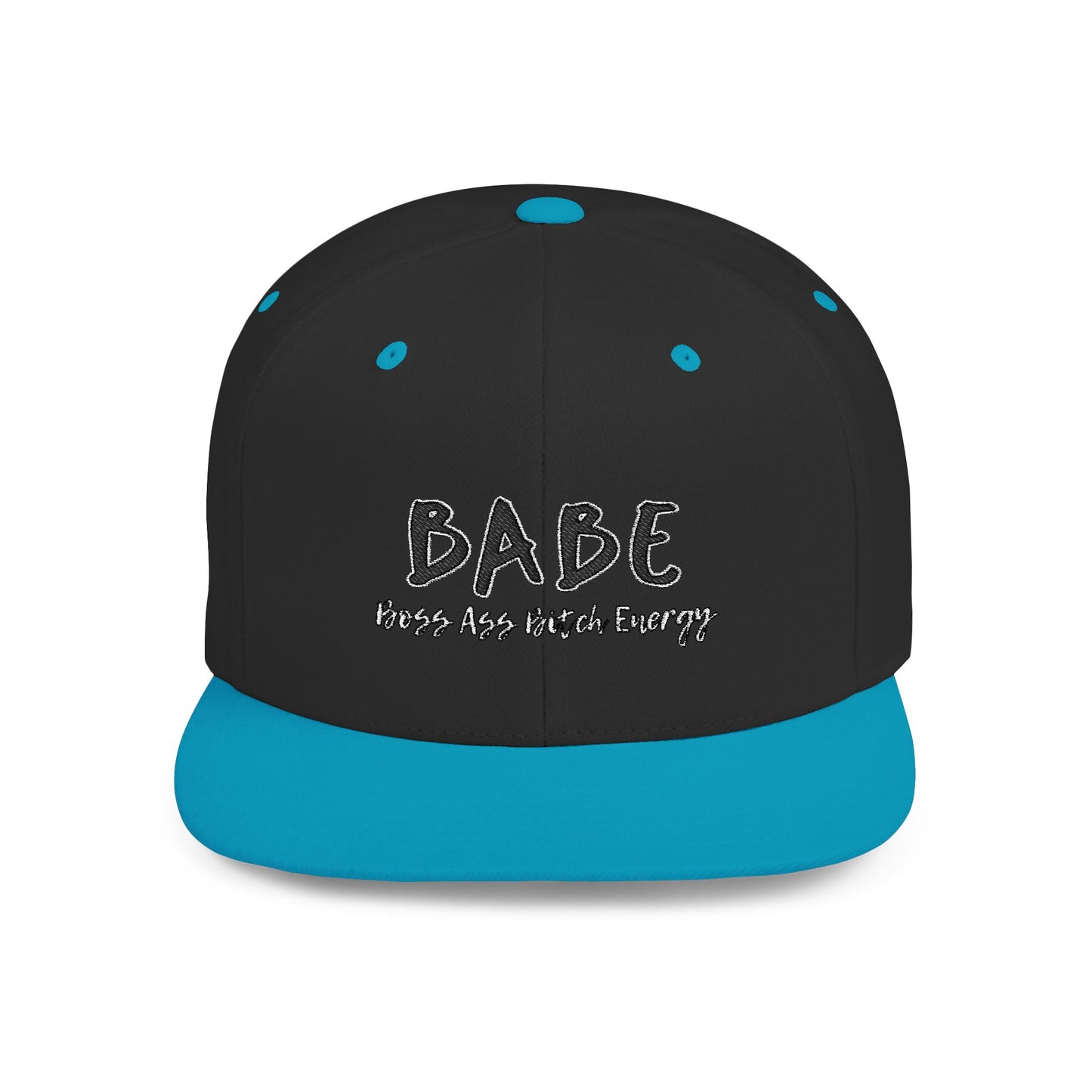 BABE (Embroidered Flat-Bill, Cotton, Snapback Hat)