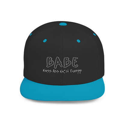 BABE (Embroidered Flat-Bill, Cotton, Snapback Hat)