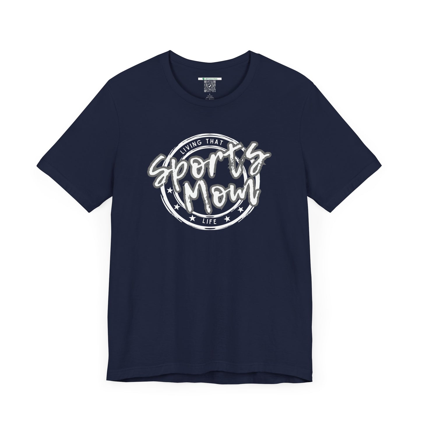 Sports Mom -- Gray Font (Adult Unisex Tee)
