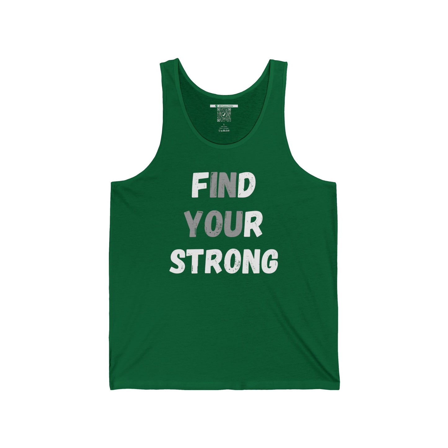 Find Your Strong -- Simple Design (Adult Unisex Tank Top)