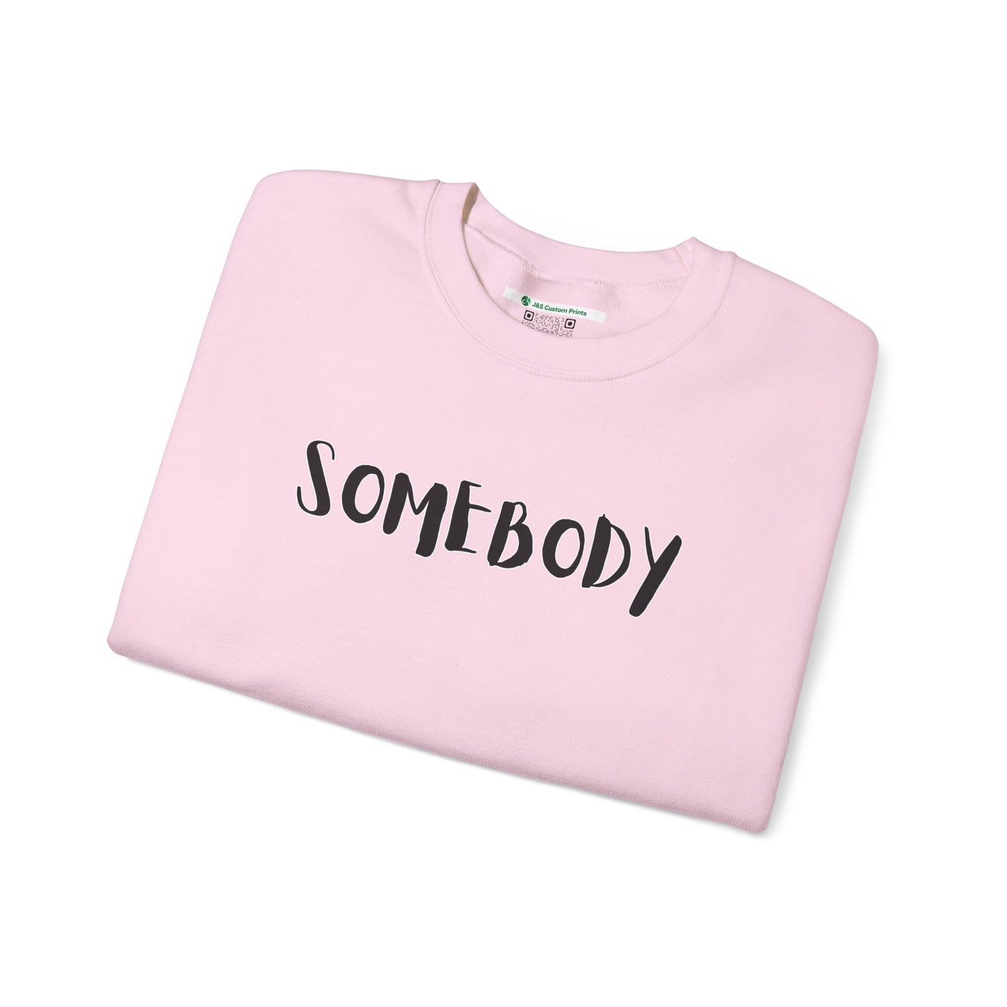 Matching Couple's Set -- "Somebody" (Adult Unisex Crewneck Sweatshirt)