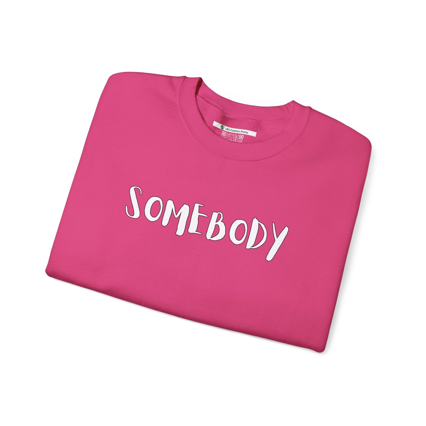 Matching Couple's Set -- "Somebody" (Adult Unisex Crewneck Sweatshirt)