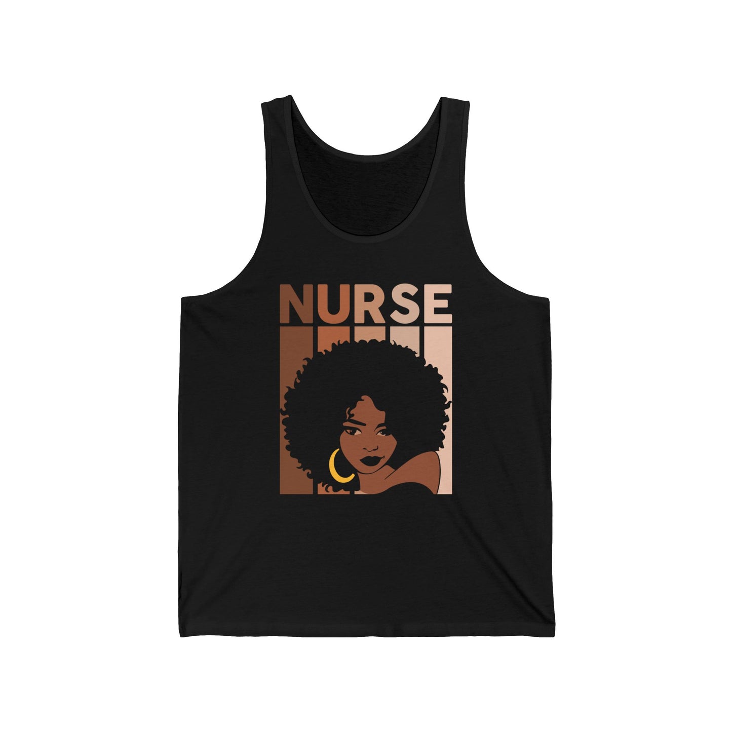 Melanin Nurse (Adult Unisex Tank Top)