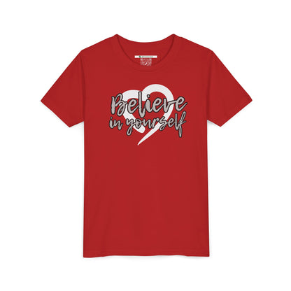 Believe In Yourself -- Gray (Youth Unisex Tee)