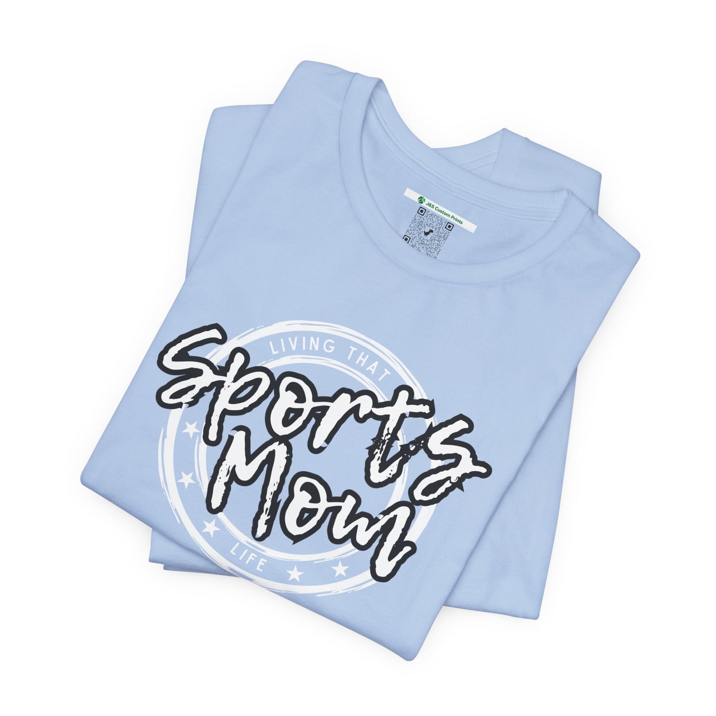 Sports Mom -- Black Font (Adult Unisex Tee)
