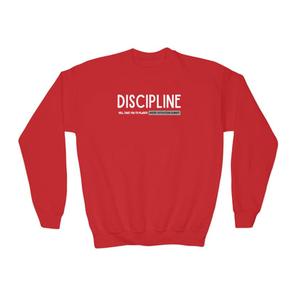 Discipline (Youth Unisex Crewneck Sweatshirt)