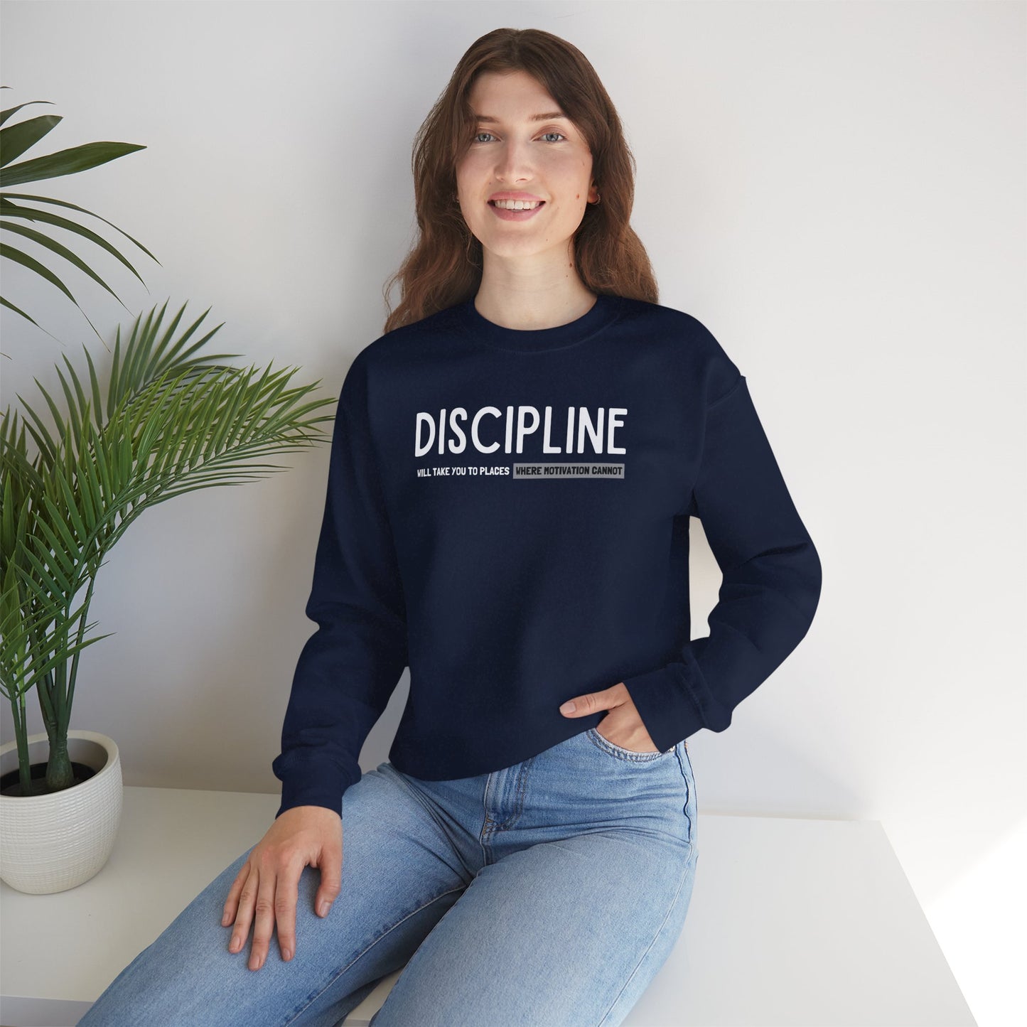 Discipline (Adult Unisex Crewneck Sweatshirt)