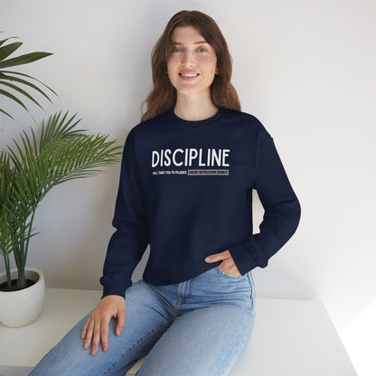 Discipline (Adult Unisex Crewneck Sweatshirt)