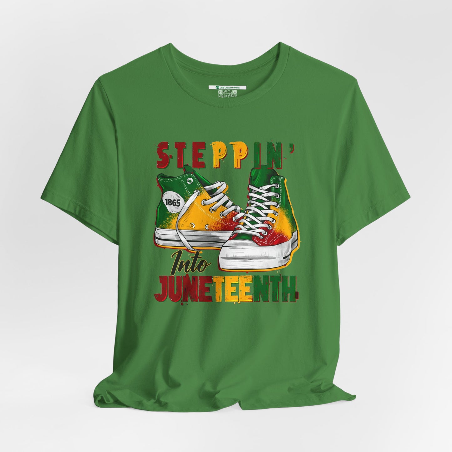 Steppin' Into Juneteenth (Adult Unisex Tee)