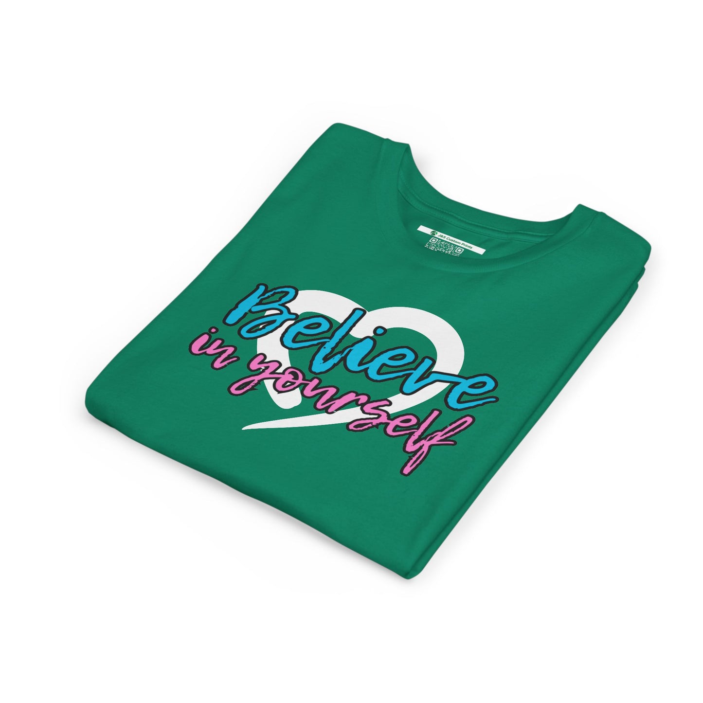 Believe In Yourself -- Blue/Pink (Youth Unisex Tee)