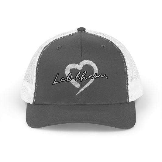 Let Them (Embroidered Snapback Trucker Hat) - J&S Custom Prints