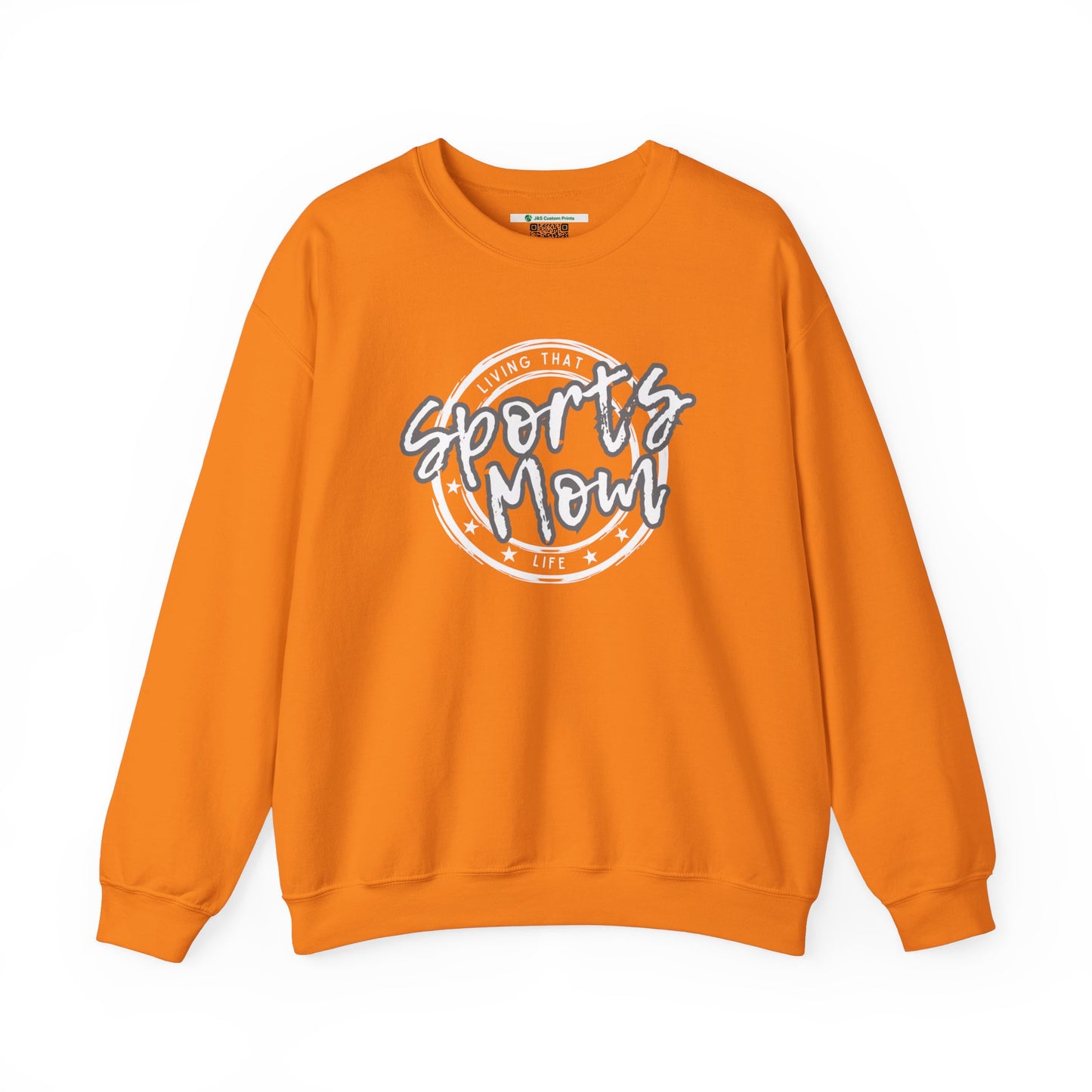 Sports Mom -- Gray Font (Adult Unisex Crewneck Sweatshirt)