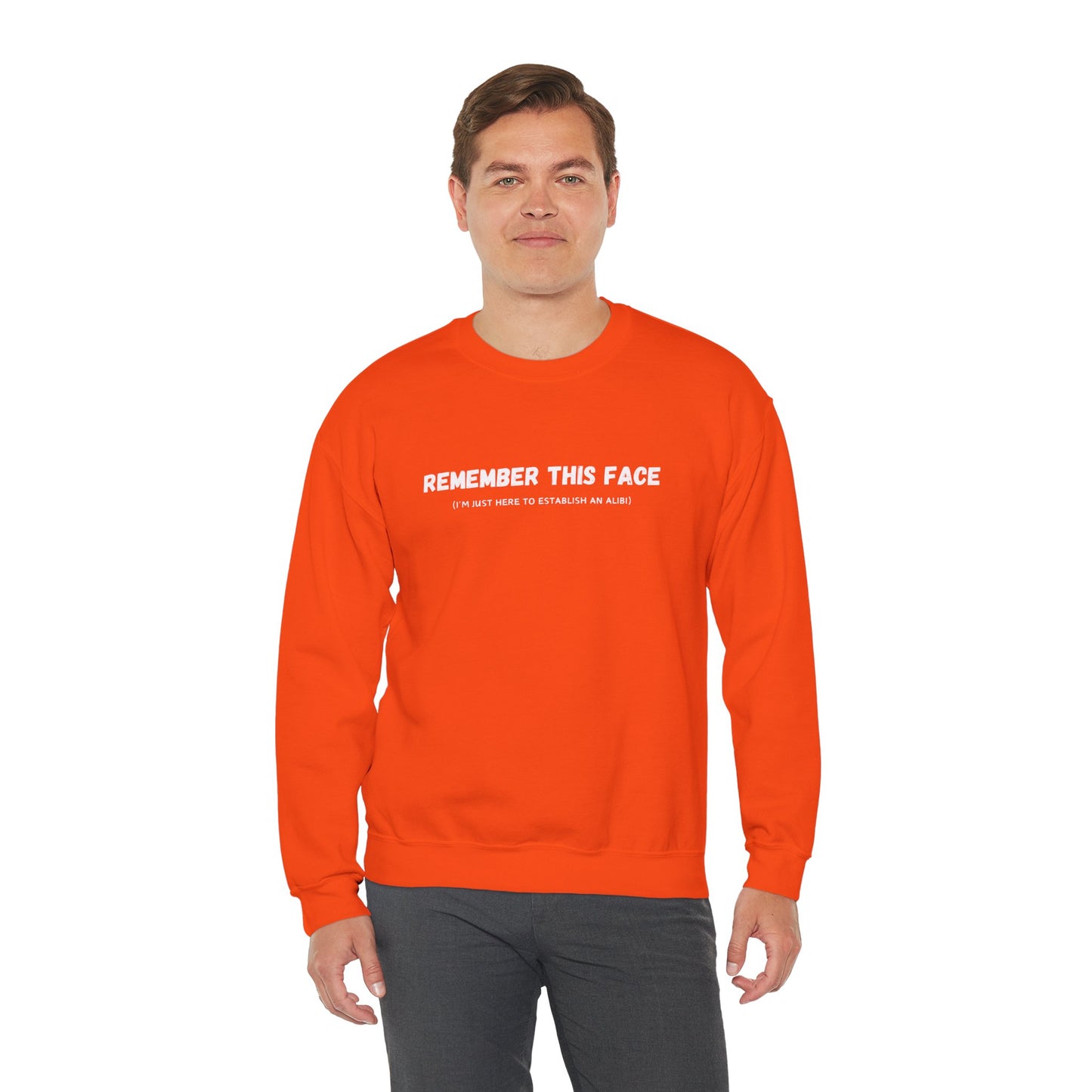 Alibi (Adult Unisex Crewneck Sweatshirt)
