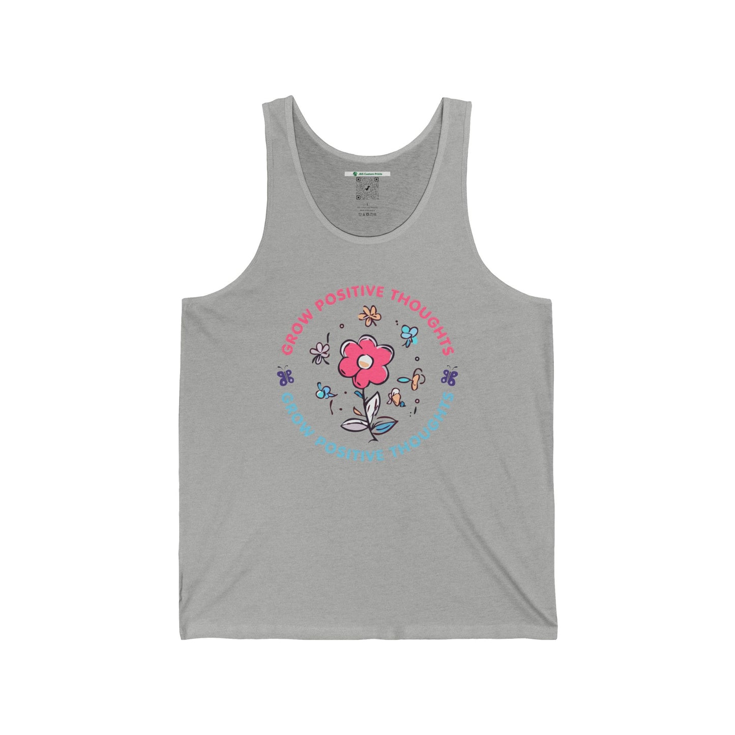 Grow Positive Thoughts (Adult Unisex Tank Top)