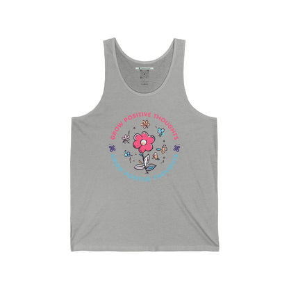 Grow Positive Thoughts (Adult Unisex Tank Top)
