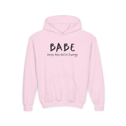 BABE (Youth Unisex Hooded Sweatshirt)
