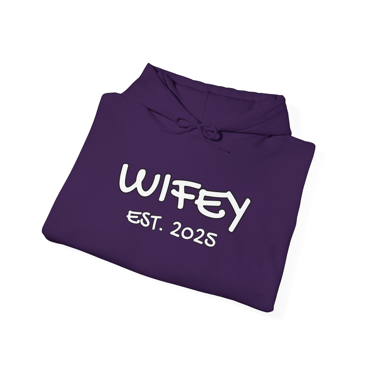 Matching Marriage Set -- "Wifey" (Adult Unisex Hooded Sweatshirt)