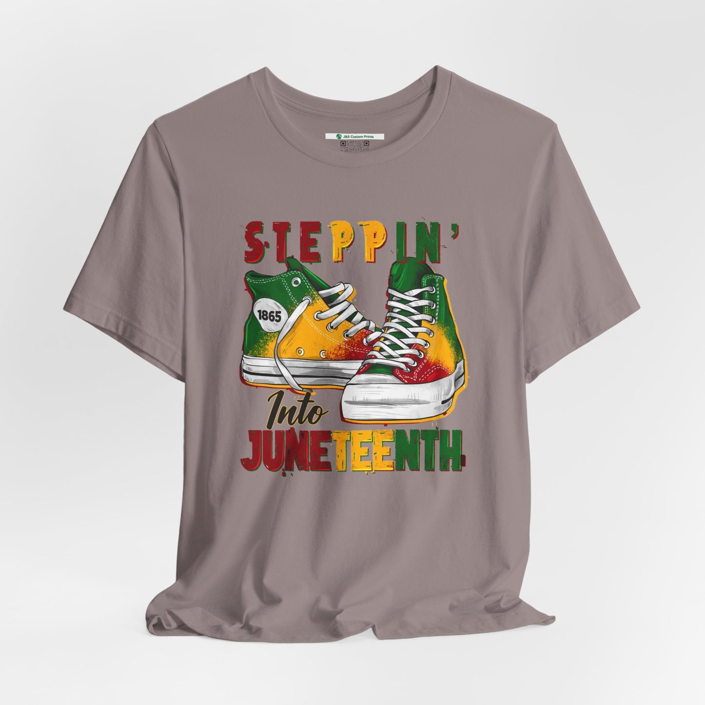 Steppin' Into Juneteenth (Adult Unisex Tee)