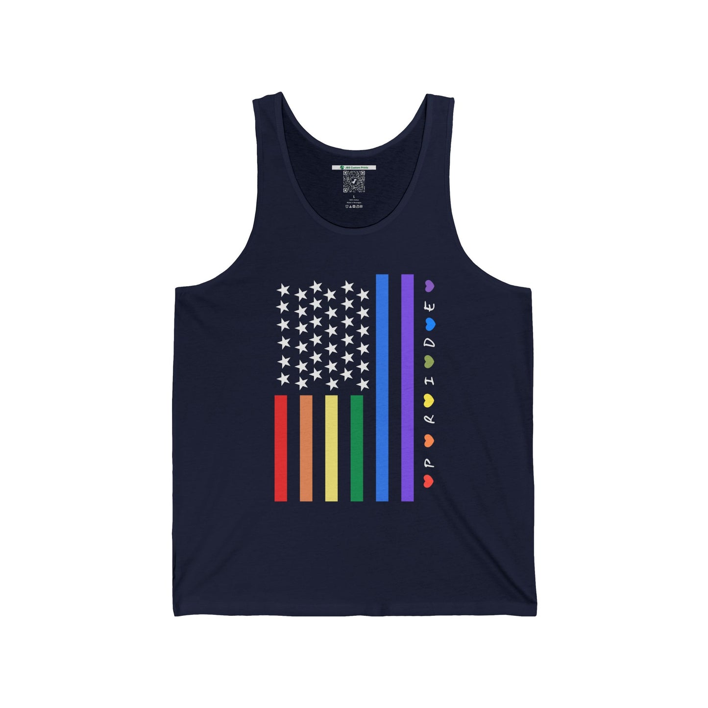 Pride Flag (Adult Unisex Tank Top)