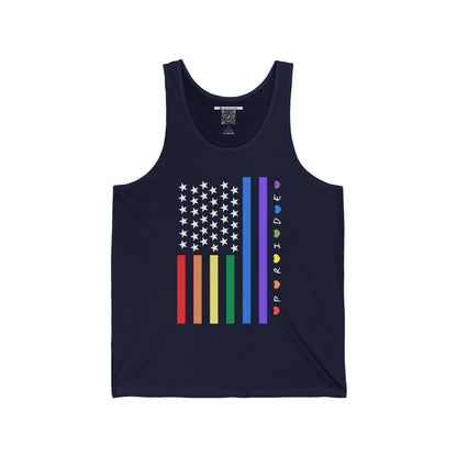 Pride Flag (Adult Unisex Tank Top)