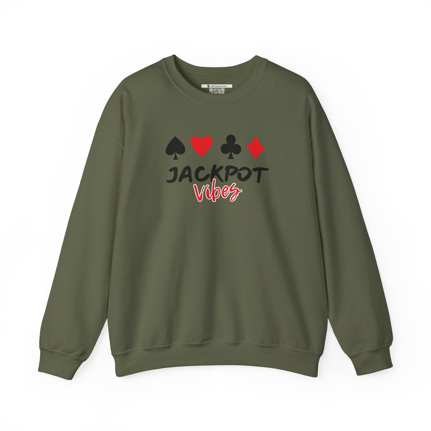Jackpot Vibes (Adult Unisex Crewneck Sweatshirt)