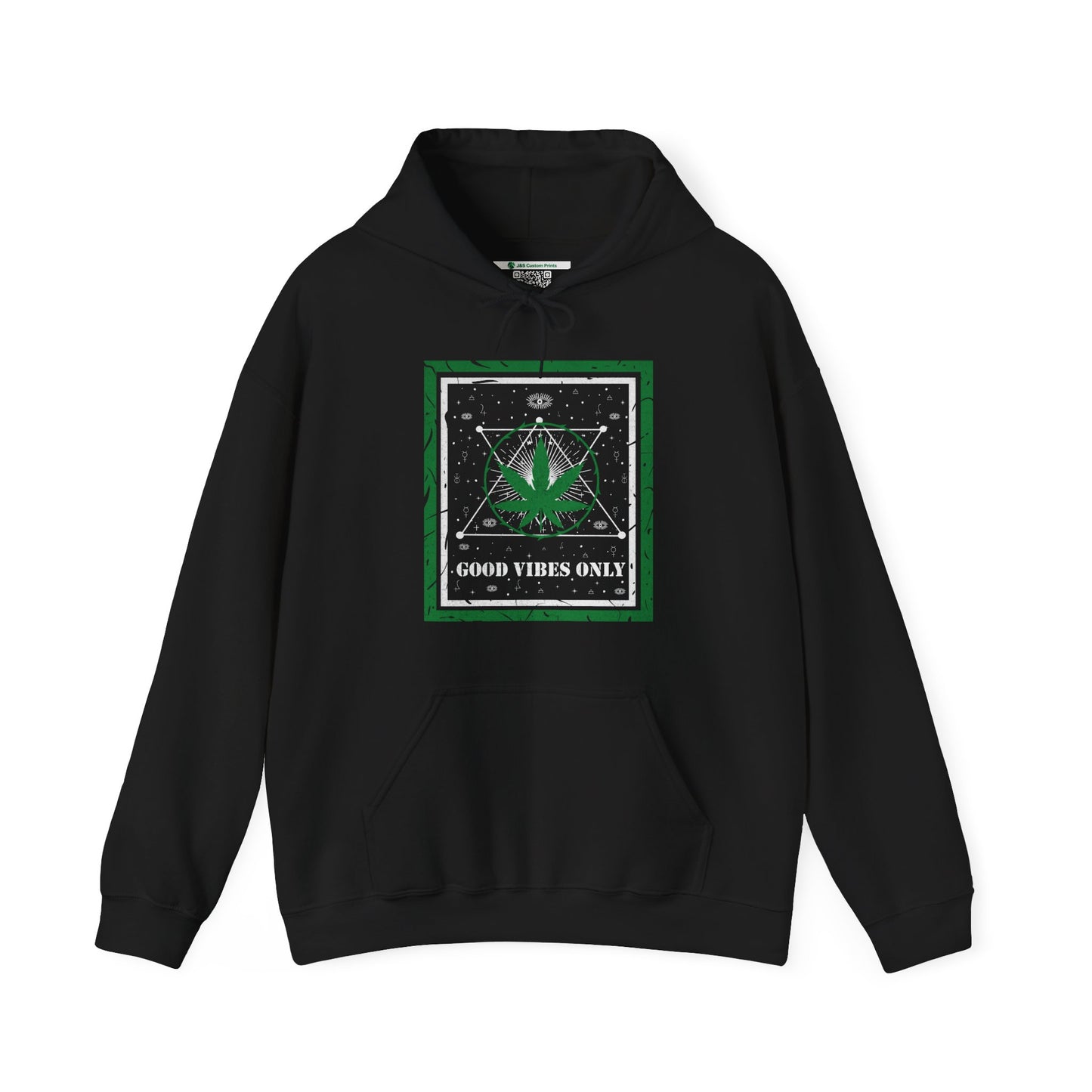 Cannabis -- Good Vibes Only (Adult Unisex Hooded Sweatshirt)