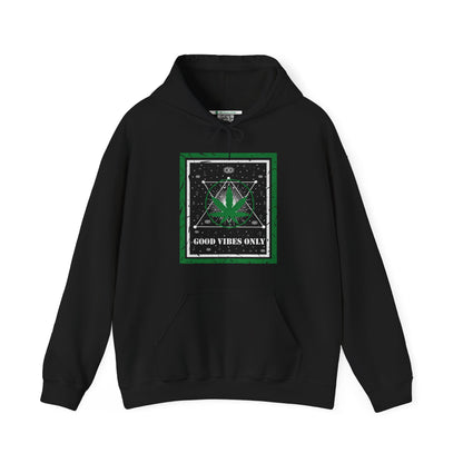 Cannabis -- Good Vibes Only (Adult Unisex Hooded Sweatshirt)
