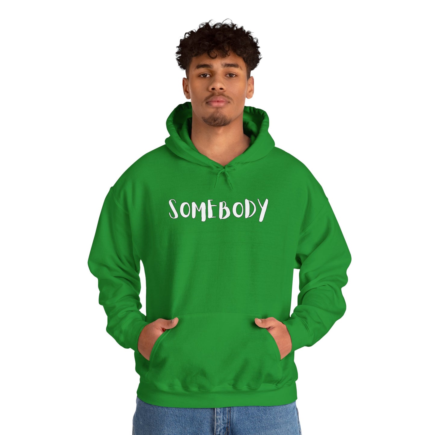 Matching Couple's Set -- "Somebody" (Adult Unisex Hooded Sweatshirt)