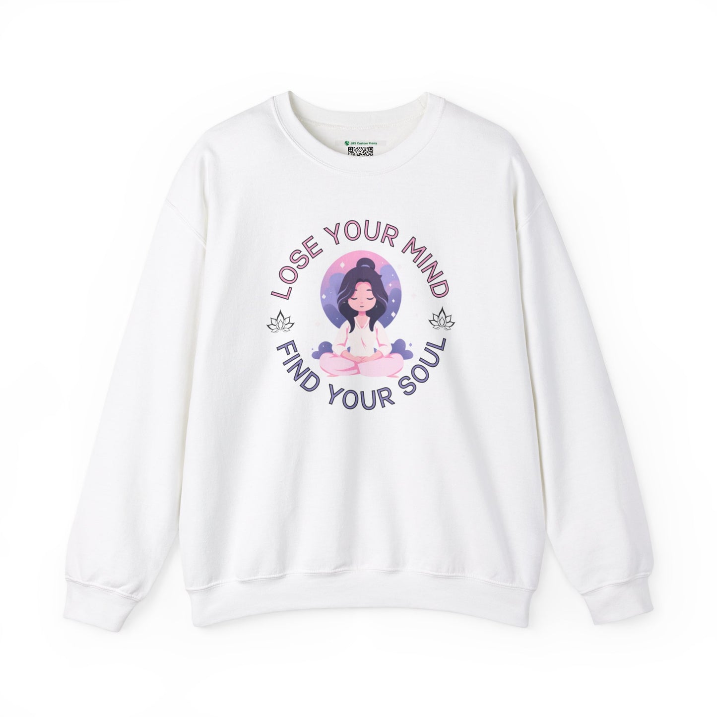 Mindful Awareness -- Meditation (Adult Unisex Crewneck Sweatshirt)