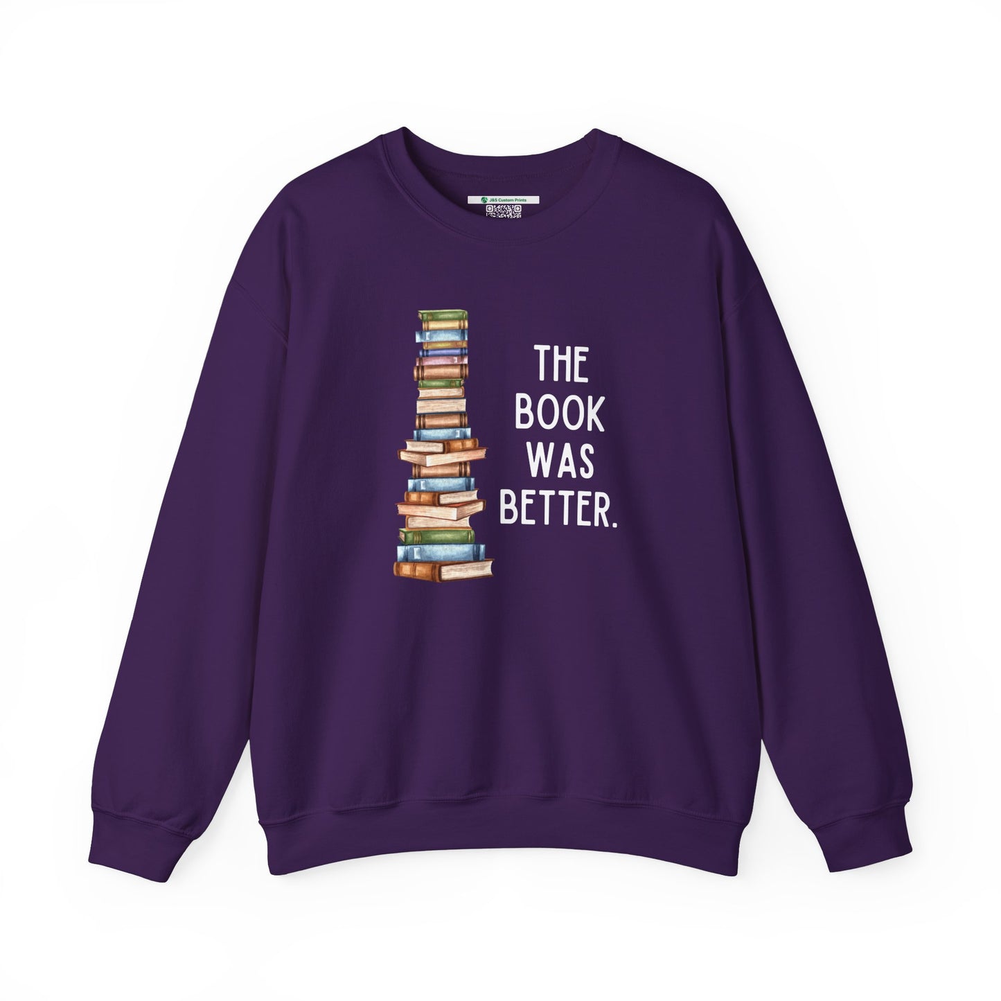 The Book Was Better [2] (Adult Unisex Crewneck Sweatshirt)
