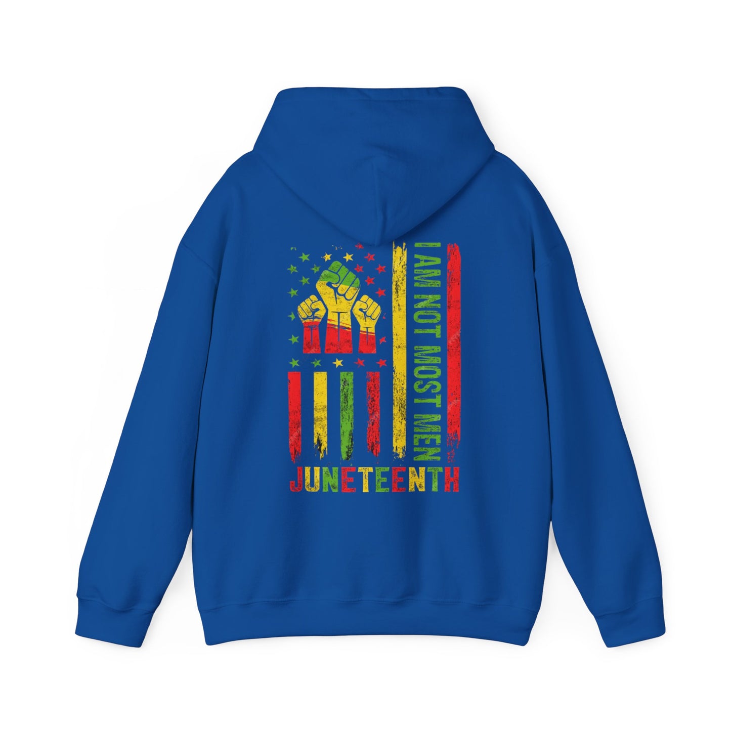 Juneteenth -- Not Most Men (Adult Unisex Hooded Sweatshirt)