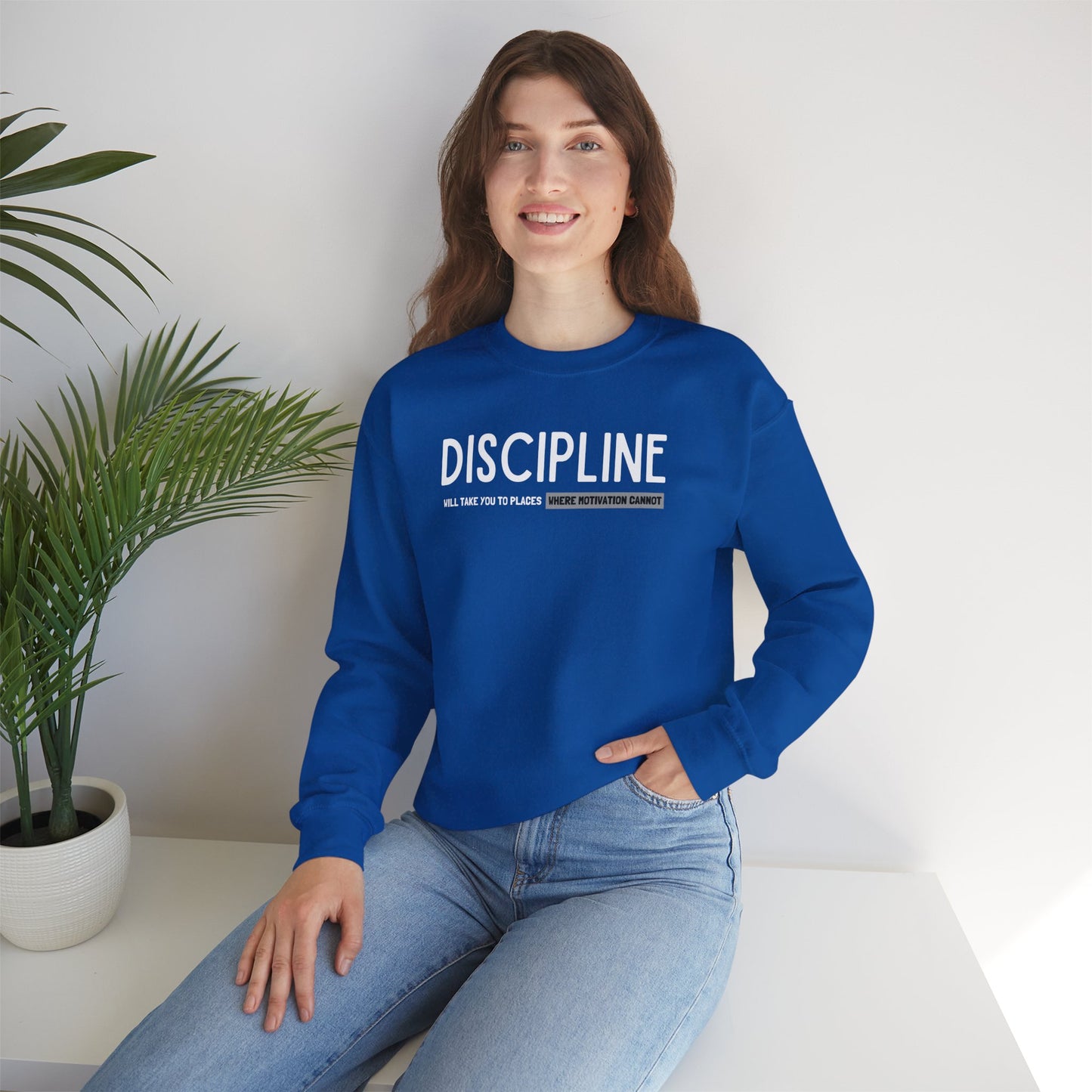 Discipline (Adult Unisex Crewneck Sweatshirt)