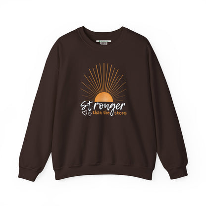 Stronger Than the Storm (Adult Unisex Crewneck Sweatshirt)