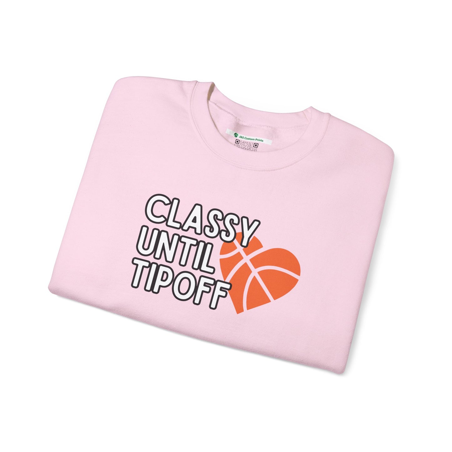 Classy Until Tipoff (Adult Unisex Crewneck Sweatshirt)